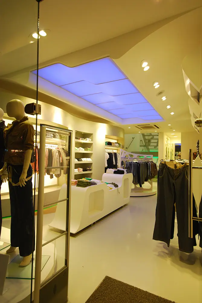 Farbige Lichtdecke Shop
