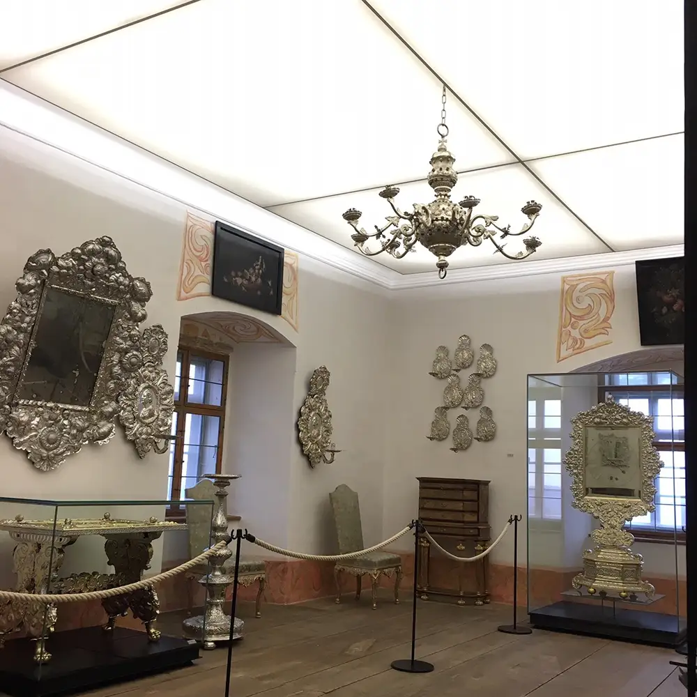 Lichtdecke in Burg Forchtenstein